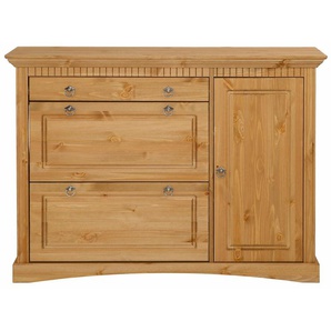 Home affaire Schuhkommode Rustic, aus massiver Kiefer, Breite 130 cm, FSC®-zertifiziert