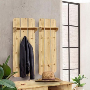 Home affaire Schuhschrank (1-St) gefertigt aus massivem Kiefernholz