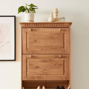 Home affaire Schuhschrank Lisa mit 4 Klappen, Höhe 172 cm, Breite 75 cm