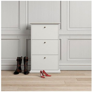 Home affaire Schuhschrank Paris mit drei Klappen für viele Stauraummöglichkeiten, Breite 77,8 cm