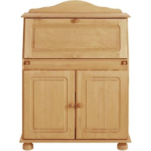 Home affaire Sekretär Mette, Schreibtisch im Landhausstil, aus Massivholz, Breite 82 cm
