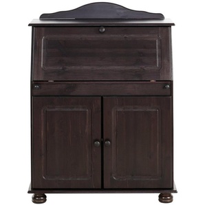 Home affaire Sekretär Mette, Schreibtisch im Landhausstil, aus Massivholz, Breite 82 cm