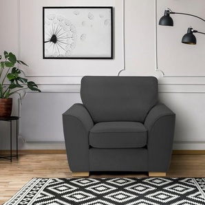 Home affaire Sessel Savoy Cocktailsessel, gemütlicher Sessel, in 2 Bezugsqualitäten