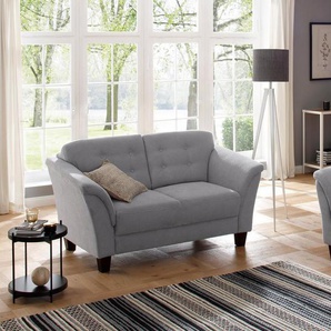 Home affaire Sessel Trondheim, mit Federkern, Knopfheftung im Rücken, Füße Buche