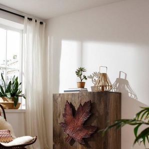 Home affaire Sideboard Maple, Griff in Form eines Ahornblattes, aus Mangoholz, Breite 100 cm
