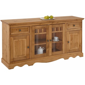 Sideboard HOME AFFAIRE Melissa Sideboards Gr. B/H/T: 169 cm x 85 cm x 45 cm, beige (natur gebeizt, gewachst) Sideboards Breite 169 cm