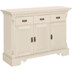 Sideboard HOME AFFAIRE Milan Sideboards Gr. B/H/T: 140 cm x 100 cm x 47 cm, 3, beige (cremfarben) Sideboards