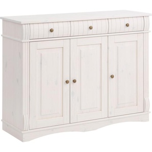 Home affaire Sideboard Teresa, Kommode, 3-türig, Breite 119 cm, aus massiver Kiefer, FSC®