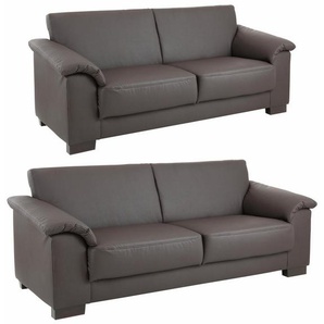 Home affaire Sitzgruppe Anna, (Set, 2-tlg), 2-Sitzer und 3-Sitzer