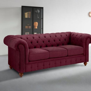 Home affaire Sitzgruppe Chesterfield, (2-tlg), hochwertige Knopfheftung, bestehend aus 2- und 3-Sitzer