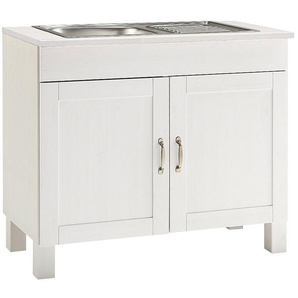 Home affaire Spülenschrank Alby Breite 100 cm, 1 Fach