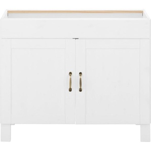 Home affaire Spülenschrank Alby Breite 100 cm, 2 Fächer