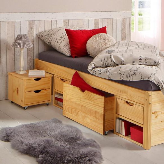 Stauraumbetten & Funktionsbetten aus Holz Preisvergleich | Moebel 24