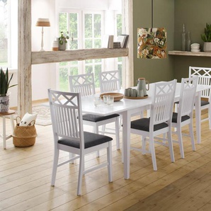 Home affaire Stuhl Fullerton (Set, 2 St), mit schönen Fräsungen an der Rückenlehne, Sitzhöhe 47 cm