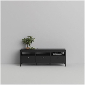 Home affaire TV-Bank Madrid, TV-Möbel, Fernsehtisch, TV-Unit, Media-Möbel, Sideboard, mit 3 Schubladen und 3 offenen Fächern, Breite 151 cm, Höhe 54 cm