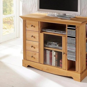TV-Board HOME AFFAIRE Sideboards Gr. B/H/T: 108 cm x 75 cm x 45 cm, beige (geölt) TV-Lowboards Breite 108 cm, Belastbarkeit bis 50 kg