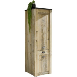 Home affaire Vorratsschrank Sherwood mit Apothekergriffen aus Metall, Tiefe 64 cm