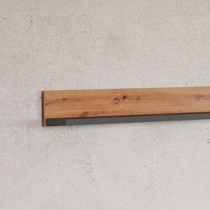 Home affaire Wandboard Ambres, 1-tlg., Bücherleiste in matter Echtholzoptik - Maße (B/T/H) 180/22/20 cm