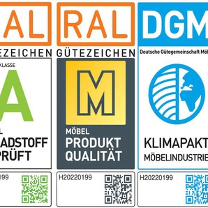 Home affaire Wohnlandschaft Earl U-Form, wahlweise auch mit Bettfunktion oder Bettfunktion mit Bettkasten