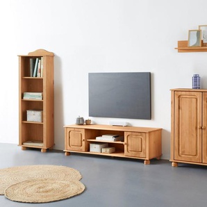 Home affaire Wohnwand Mette, (3-St), 1 Midischrank, 1 Bücherregal und 1 Lowboard ohne Wandboard