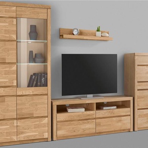 Home affaire Wohnwand Silkeborg, (Set, 4-St), teilmassives Holz
