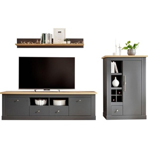 Home affaire Wohnwand Westminster, (Set, 3-St), im romantischen Landhausstil