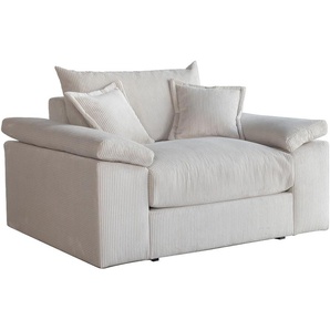 Home affaire XXL-Sessel Soft&Cosy, in Cord, inklusive 2 Zierkissen
