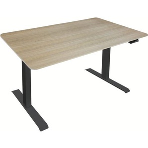 Home Deluxe - Tischplatte für höhenverstellbaren Schreibtisch agora Farbe: Eiche, Größe: 160 x 80 Tischplatte Tischoberseite Tischbrett Arbeitsplatte