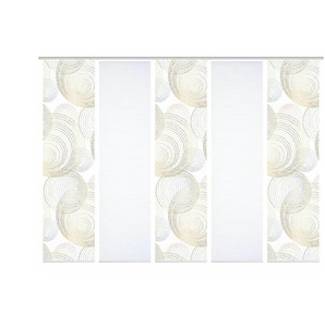 HOME in green Schiebevorhang - gold - Synthetik - 60 cm - 245 cm | Möbel Kraft
