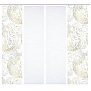 HOME in green Schiebevorhang - gold - Synthetik - 60 cm - 245 cm | Möbel Kraft
