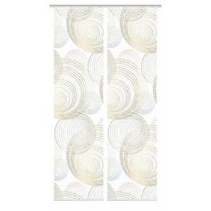 HOME in green Schiebevorhang - gold - Synthetik - 60 cm - 245 cm | Möbel Kraft