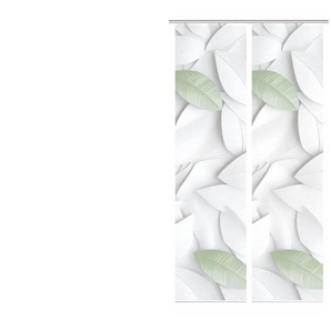 HOME in green Schiebevorhang - grün - Synthetik - 60 cm - 245 cm | Möbel Kraft