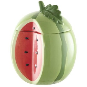 HOME STORY Aufbewahrungsdose Melone - grün - Dolomite - 16 cm - 11.5 | Möbel Kraft