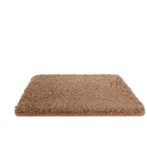 HOME STORY Badteppich Curly | braun | 50 cm |