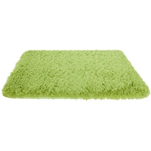 HOME STORY Badteppich  Curly | grün | 100% Polyester | 50 cm |
