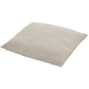 HOME STORY Bodenkissen Lisa - beige - Materialmix - 70 cm | Möbel Kraft