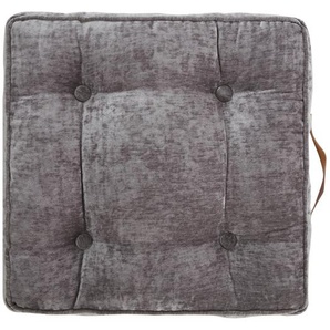 HOME STORY Boxkissen  Ada - grau - 100% Polyesterfüllung - 45 cm - 8 cm | Möbel Kraft