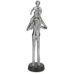 HOME STORY Deko Figur - silber - Polyresin (Kunstharz) - 10,5 cm - 34,5 cm - cm 8,0 | Möbel Kraft