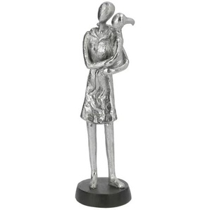 HOME STORY Deko Figur - silber - Polyresin (Kunstharz) - 8 cm - 28,5 cm - cm 8,0 | Möbel Kraft
