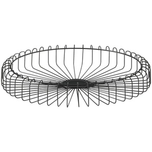 HOME STORY Deko Metallschale - schwarz - Metall - 35 cm - 5,5 cm | Möbel Kraft
