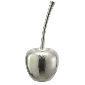 HOME STORY Deko Objekt Apfel - silber - Aluminium - 21 cm - 9.0 | Möbel Kraft
