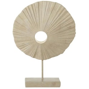 HOME STORY Deko Objekt - beige - Polyresin (Kunstharz),Eisen - 19,5 cm - 26,5 cm - cm 6,0 | Möbel Kraft