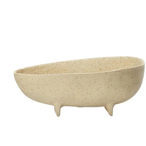HOME STORY Deko Schale   ¦ beige ¦ Aluminium ¦ Maße (cm): B: 24 H: 9 T: 13.5