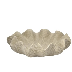 HOME STORY Deko Schale - beige - Polyresin (Kunstharz) - 33 cm - 9 cm - cm 32,0 | Möbel Kraft
