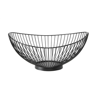 HOME STORY Deko Schale - schwarz - Metall - 32 cm - 14,8 cm - cm 28,5 | Möbel Kraft