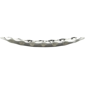 HOME STORY Deko Schale - silber - Edelstahl - 57 cm - 3 cm - cm 13,0 | Möbel Kraft