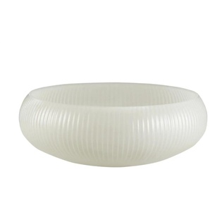 HOME STORY Deko Schale - weiß - Glas - 8,5 cm - 25.0 | Möbel Kraft