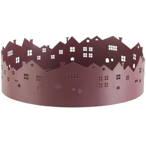 HOME STORY Deko Tablett - lila/violett - Metall - 7,6 cm - 25.0 | Möbel Kraft