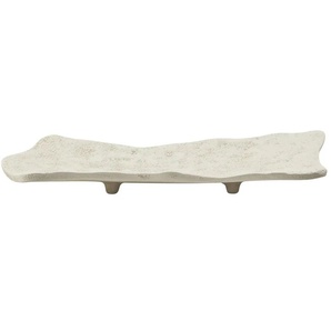 HOME STORY Deko Teller - creme - Aluminium - 16 cm - 4 cm | Möbel Kraft