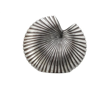HOME STORY Deko Vase Muschel - mehrfarbig - Polyresin (Kunstharz) - 15,5 cm - 31 cm | Möbel Kraft
